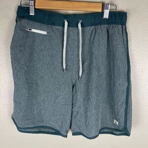 Vuori The Rise The Shine Shorts Beryl Linen texture women’s Size Large